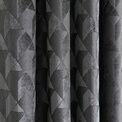 Appletree Boutique - Quentin - Jacquard Pair of Eyelet Curtains - Slate additional 3