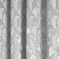 Appletree Boutique - Quentin - Jacquard Pair of Eyelet Curtains - Silver additional 3