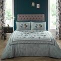 Appletree Heritage - Windsford - 100% Cotton Duvet Cover Set - Teal additional 1