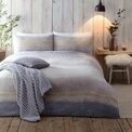 Appletree Hygge - Anson Stripe - 100% Brushed Cotton Duvet Cover Set - Grey additional 1