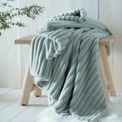 Appletree Hygge - Morritz - Faux Fur Throw - 130 x 180cm in Green additional 1