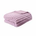 Appletree Hygge - Morritz - Faux Fur Throw - 130 x 180cm in Mauve additional 3