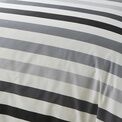 Bedlam - Beckett Stripe - Easy Care Duvet Cover Set - Monochrome additional 3