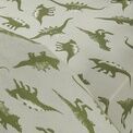 Bedlam - Dino -  25cm Fitted Bed Sheet - Green additional 2