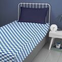 Bedlam - On The Move - Easy Care 25cm Fitted Bed Sheet - Blue additional 1