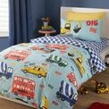 Bedlam - On The Move - Easy Care Duvet Cover Set - Blue additional 1