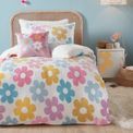 Bedlam Retro Flower Fleece Duvet Cover Set additional 2