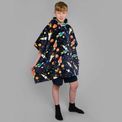 Bedlam - Supersonic - Fleece Poncho - 75 x 92.5cm in Blue additional 2