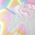 Bedlam - Unicorn - Velvet Cushion Cover - 43 x 43cm in Pink additional 2