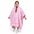 Bedlam - Unicorn - Fleece Poncho - 75 x 92.5cm in Pink additional 1