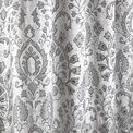 Curtina - Trinity - Jacquard Pair of Pencil Pleat Curtains - Silver additional 3