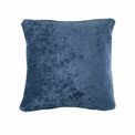 Curtina - Textured Chenille - Textured Cushion Cover - 43 x 43cm in Navy additional 1