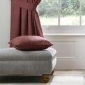 Dreams & Drapes Curtains - Pembrey - Textured Filled Cushion - 43 x 43cm in Red additional 3