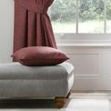 Dreams &amp; Drapes Curtains - Pembrey - Textured Filled Cushion - 43 x 43cm in Red additional 3