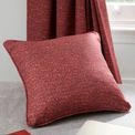 Dreams &amp; Drapes Curtains - Pembrey - Textured Filled Cushion - 43 x 43cm in Red additional 1