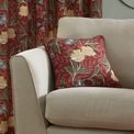Dreams &amp; Drapes Curtains - Sandringham - 100% Cotton Filled Cushion - 43 x 43cm in Red additional 2