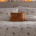 Dreams &amp; Drapes Lodge - Chickadee's - Velvet Filled Cushion - 43 x 43cm in Gold additional 1