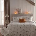 Dreams & Drapes Lodge - Chickadee's - Brushed Cotton Duvet Cover Set - Natural additional 3