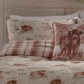 Dreams & Drapes Lodge - Hanson Highland Cow - Brushed Cotton Duvet Cover Set - Terracotta additional 2