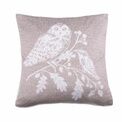 Dreams & Drapes Lodge - Woodland Owls - Velvet Filled Cushion - 43 x 43cm in Sage additional 1