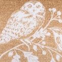 Dreams & Drapes Lodge - Woodland Owls - Velvet Cushion Cover - 43 x 43cm in Ochre additional 3