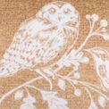 Dreams &amp; Drapes Lodge - Woodland Owls - Velvet Filled Cushion - 43 x 43cm in Ochre additional 3