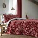 Dreams & Drapes Lodge - Woodland Owls - Fleece Duvet Cover Set - Red additional 1