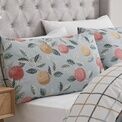Dreams & Drapes Design - Botanical Fruit - Quilted Bedspread - 200cm X 230cm in Green additional 2