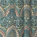 Dreams &amp; Drapes Design - Palais -  Pair of Pencil Pleat Curtains With Tie-Backs - Teal 66" Width x 72" Drop (168 x 183cm) additional 3