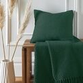 Drift Home - Hayden - 100% Recycled Cotton Cushion Cover - 43 x 43cm in Green additional 2