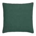 Drift Home - Hayden - 100% Recycled Cotton Cushion Cover - 43 x 43cm in Green additional 1