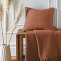 Drift Home - Hayden - 100% Recycled Cotton Cushion Cover - 43 x 43cm in Terracotta additional 2