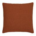 Drift Home - Hayden - 100% Recycled Cotton Cushion Cover - 43 x 43cm in Terracotta additional 1
