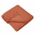 Drift Home - Hayden - 100% Recycled Cotton Throw - 130 x 180cm in Terracotta additional 1
