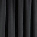 Fusion - Galaxy - Dim out woven Pair of Pencil Pleat Curtains - Black additional 3