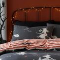 Bedlam - Flying Witches - Glow in the Dark Duvet Cover Set - Charcoal additional 2