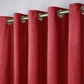 Laurence Llewelyn-Bowen - Montrose - Velvet Blackout Pair of Eyelet Curtains - Claret additional 2