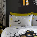 Bedlam - Haunted House - Glow in the Dark Duvet Cover Set - Grey additional 4