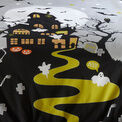 Bedlam - Haunted House - Glow in the Dark Duvet Cover Set - Grey additional 2
