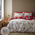 Fusion Christmas Foraging Fox Reversible Duvet Cover Set - Red additional 4