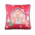 Fusion Christmas - Gingerbread Man - Velvet Cushion Cover - 43 x 43cm in Multi additional 1