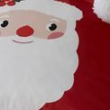 Bedlam - Jolly Santa - Fleece Cushion Cover - 43 x 43cm in Red additional 3