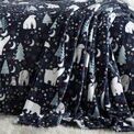 Fusion - Starry Night - Fleece Throw - 120 x 150cm in Blue additional 2