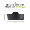 Tower - Round Solid Tray with Divider additional 3