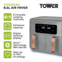 Tower - Vortx 8.5L Dual Basket Air Fryer Oven additional 7