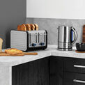 Dualit - Architect Toaster - 4 Slot - Black & Brushed Stainless Steel additional 11