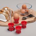Zeal - Melamine Stacking Egg Cups on Stand - Red additional 3