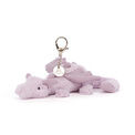 Jellycat - Lavender Dragon Bag Charm additional 1