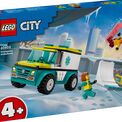LEGO City Great Vehicles - Emergency Ambulance & Snowboarder additional 4