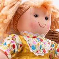 Bigjigs - Daisy Doll Blonde Hair and Yellow Dress additional 5